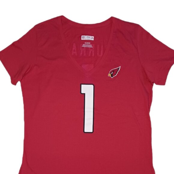 NFL Team Apparel Arizona Cardinals Kyler Murray #1 Womens Size XL Red T Shirt - Picture 6 of 6